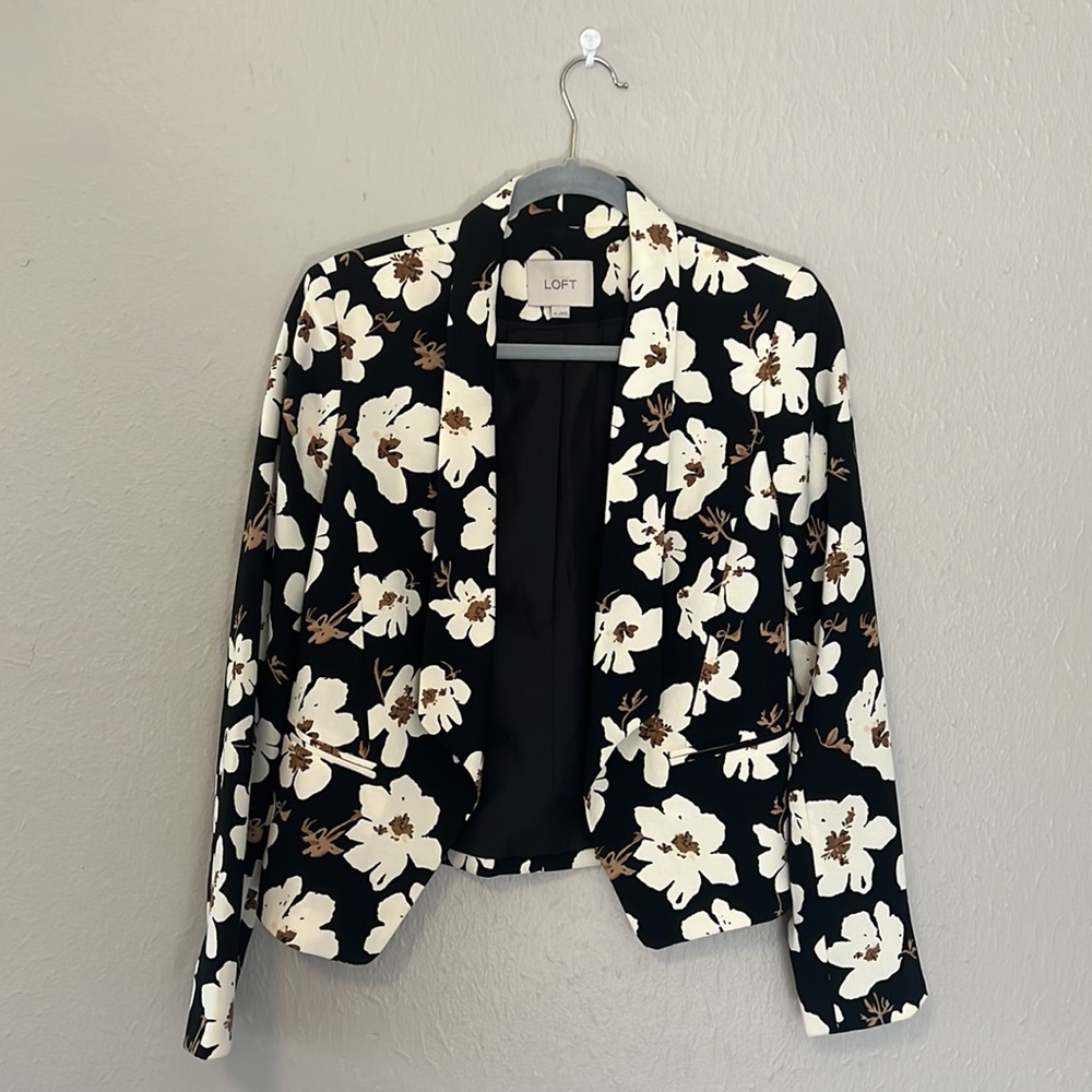 Floral blazer
